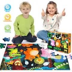 GENERICO - Rompecabezas Infantil Que Brilla En La Oscuridad 96 Piezas