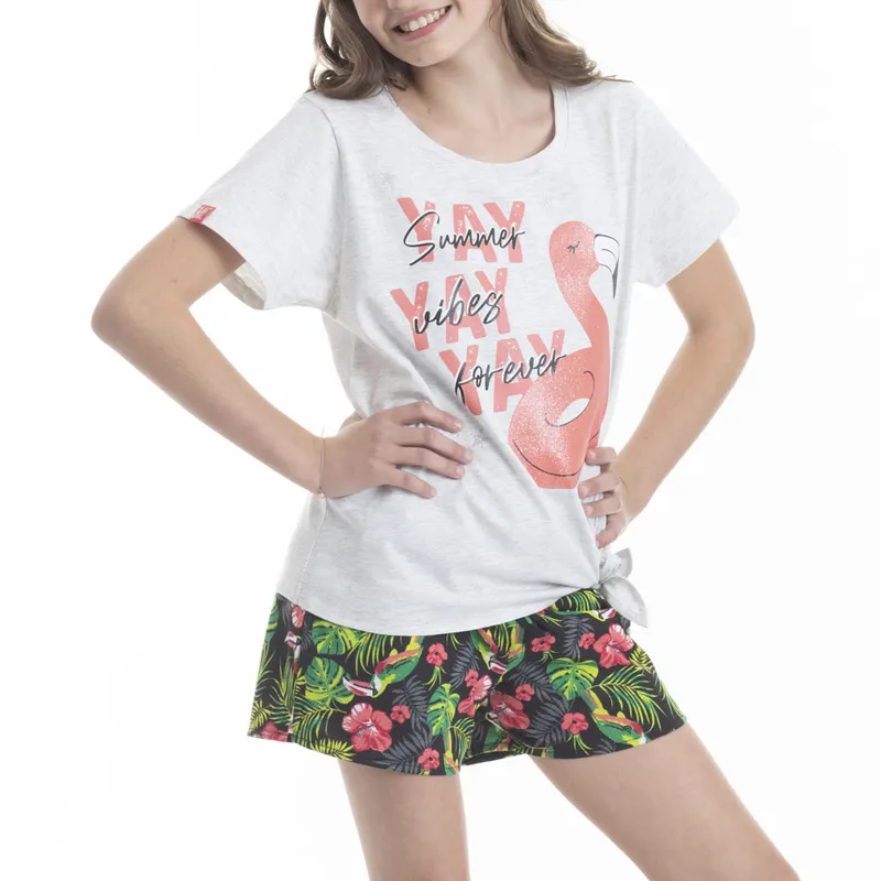 LADY GENNY - Pijama Cotton Estampado Aventura