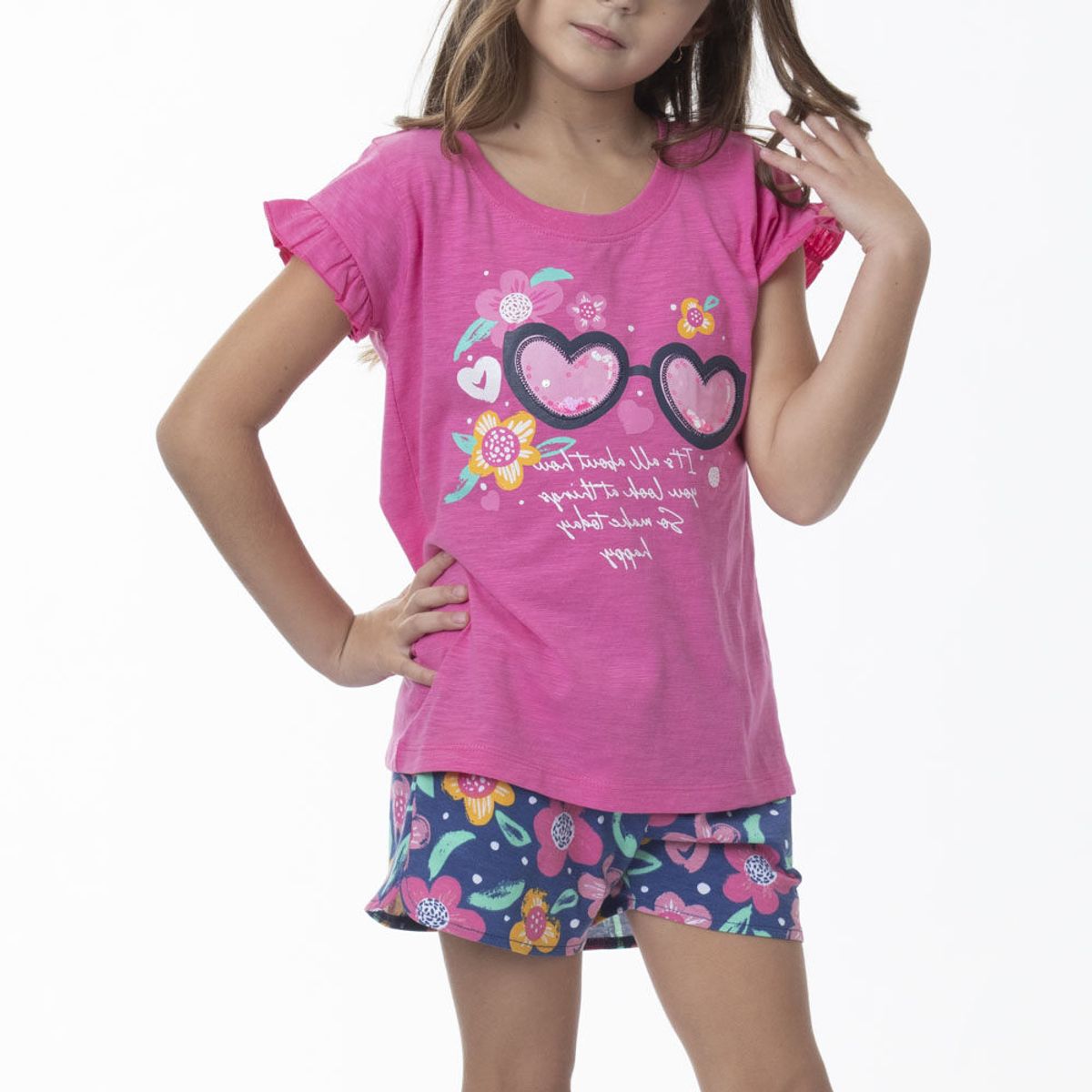 LADY GENNY - Pijama Cotton Estampado Corazon