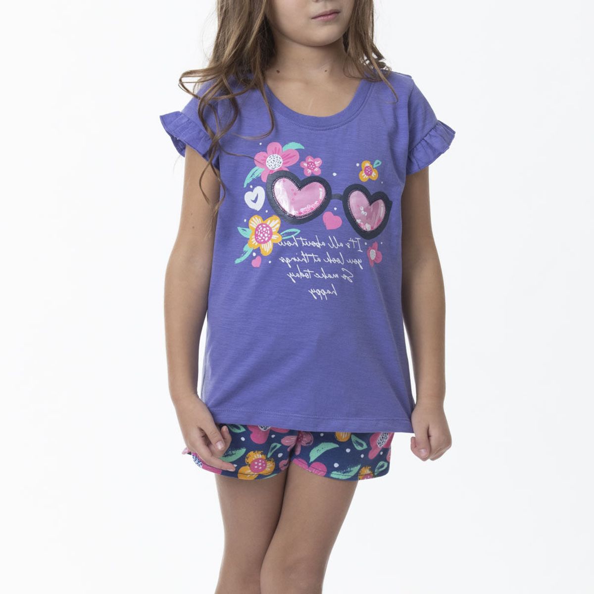 LADY GENNY - Pijama Cotton Estampado Corazon