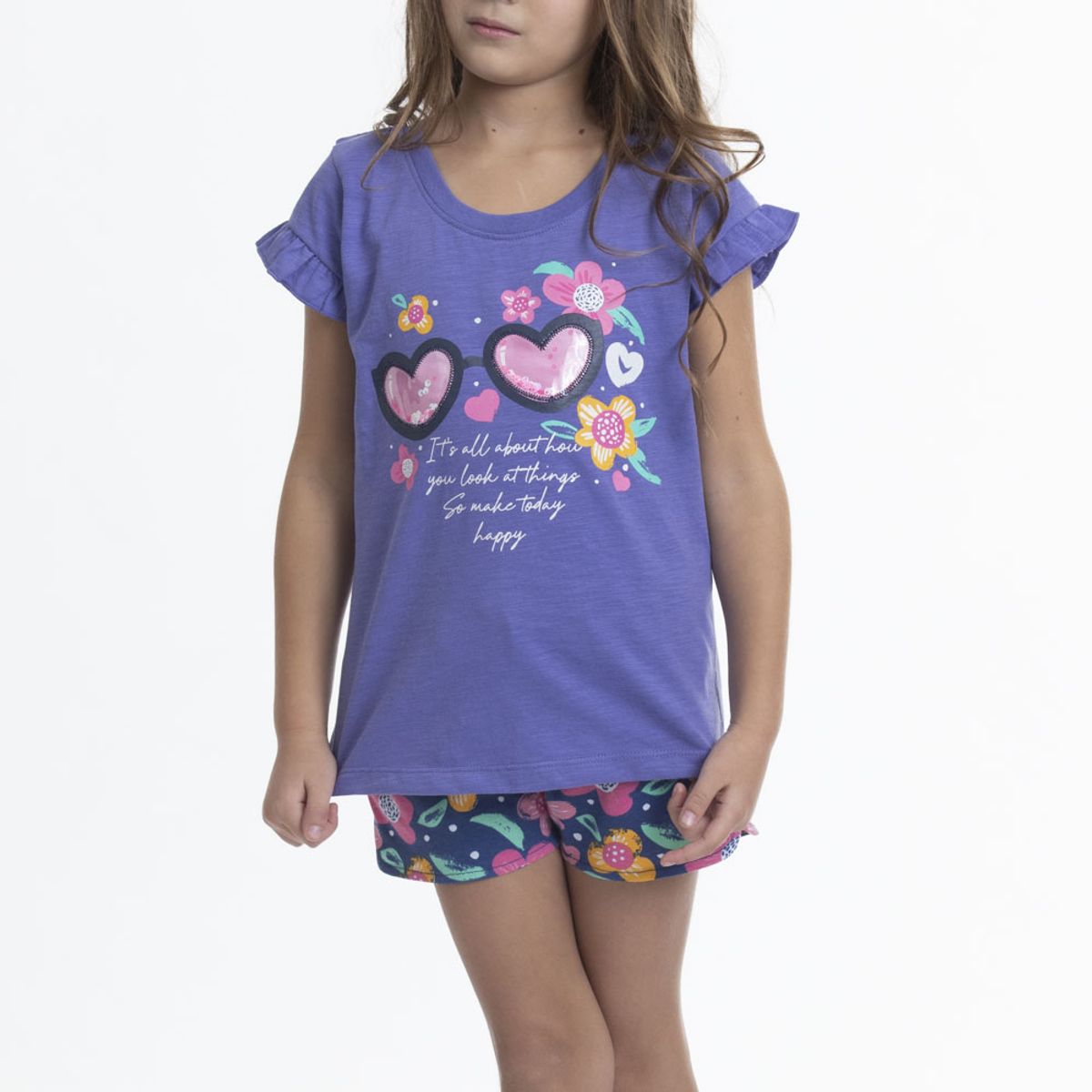 LADY GENNY - Pijama Cotton Estampado Corazon
