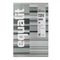 GENERICO - Papel Carta Resma Equalit Multifuncion 500 Hojas 75gr Blanco