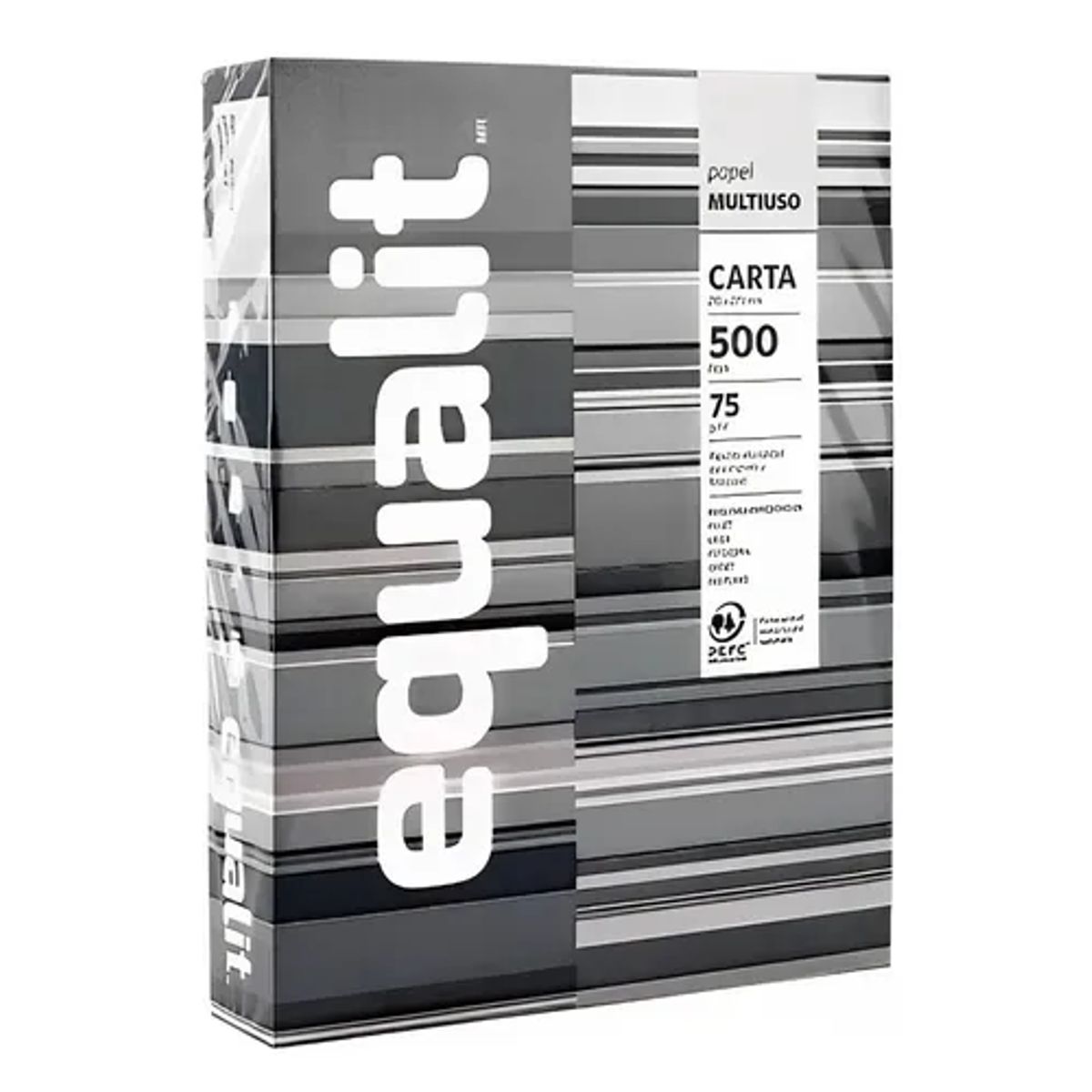 GENERICO - Papel Carta Resma Equalit Multifuncion 500 Hojas 75gr Blanco