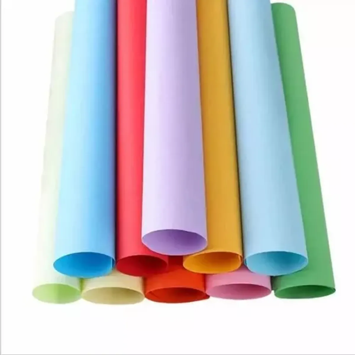 GENERICO - Resma Papel Colores Carta A4 Impresión Escolar Multicolor