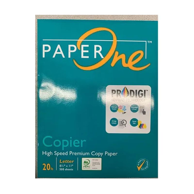 GENERICO - Resma Fotocopia Carta Paperline 500hojas 75grs Blanco