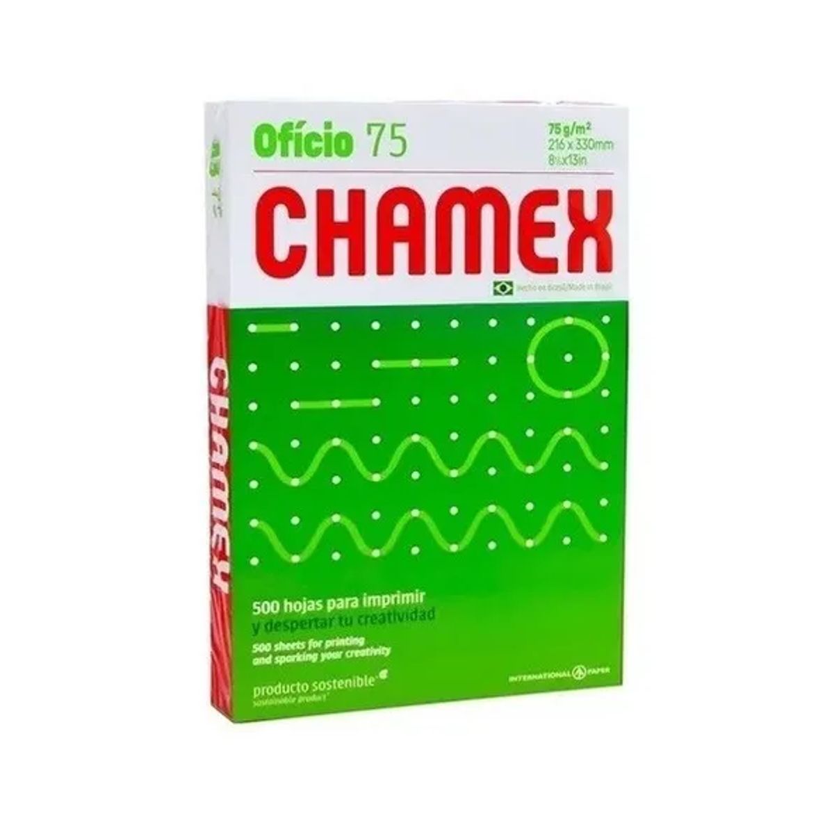 GENERICO - Papel Fotocopia Oficio 500 Hjs Chamex Blanco