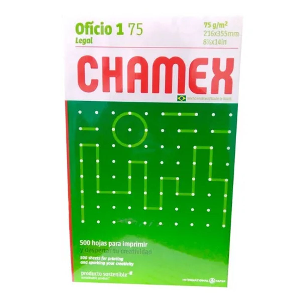 GENERICO - Papel Fotocopia Oficio 500 Hjs Chamex Blanco