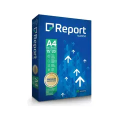 GENERICO - Resma Papel Bond Sulfito A4 Report Premium 75g 500Blanco Hjs