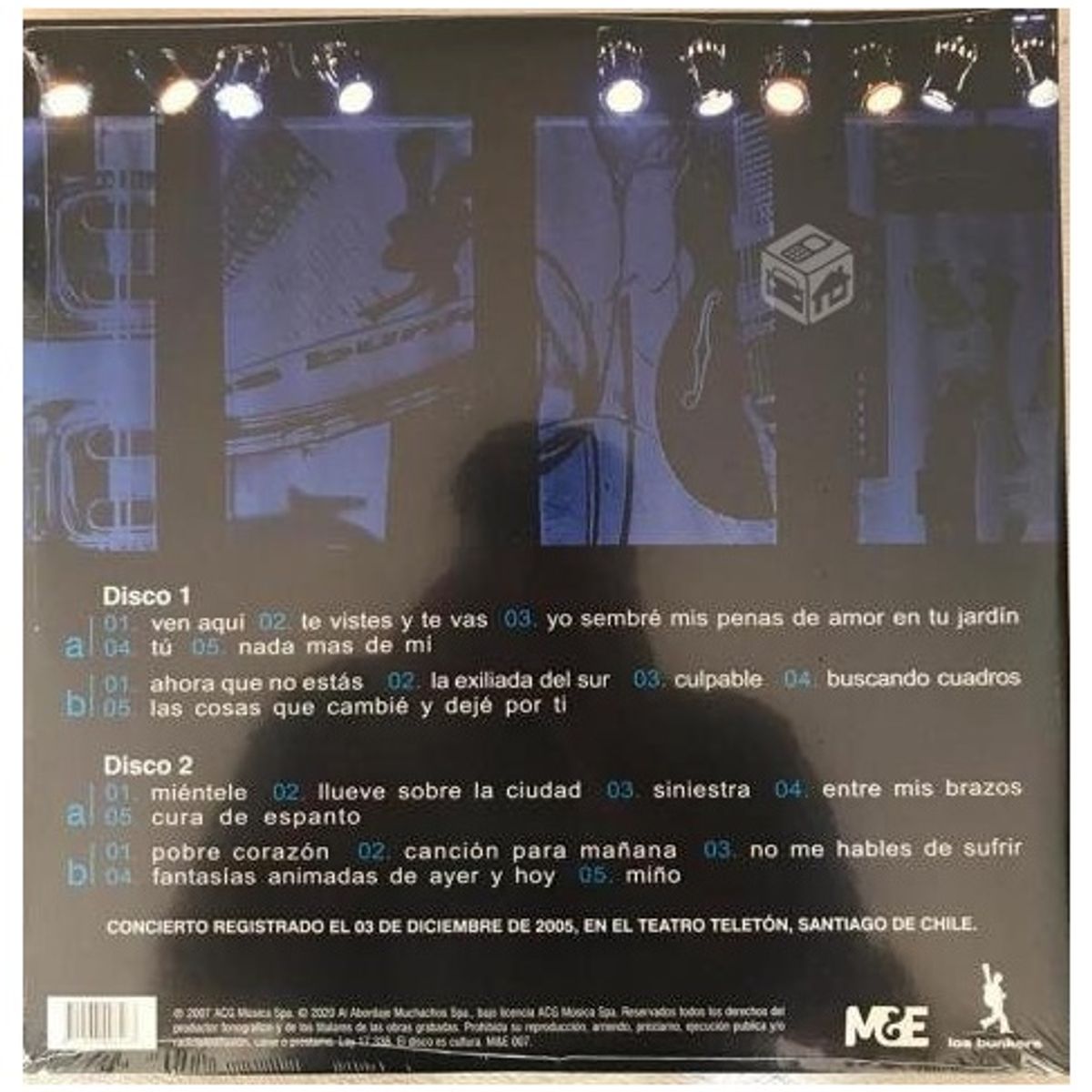 GENERICO - LOS BUNKERS - EN VIVO 2LP  LP