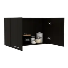 TUHOME - Mueble De Cocina Aereo Manchester 2 Puertas Wengue