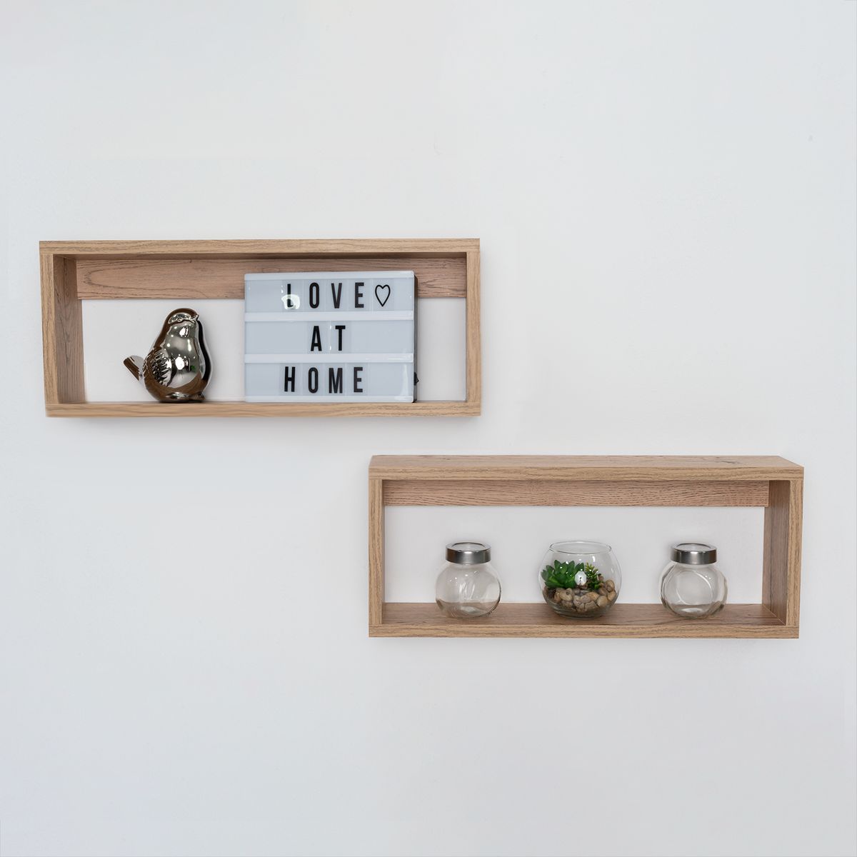 TUHOME - Set De 2 Repisas Duo Decorativas