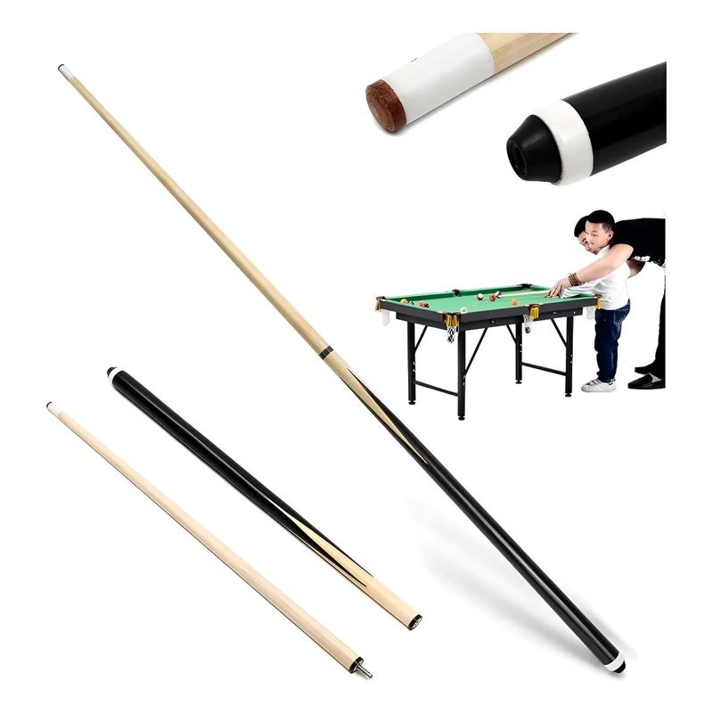 GENERICO - Taco De Pool Palo Maple Billar Madera Alta Calidad 145cm