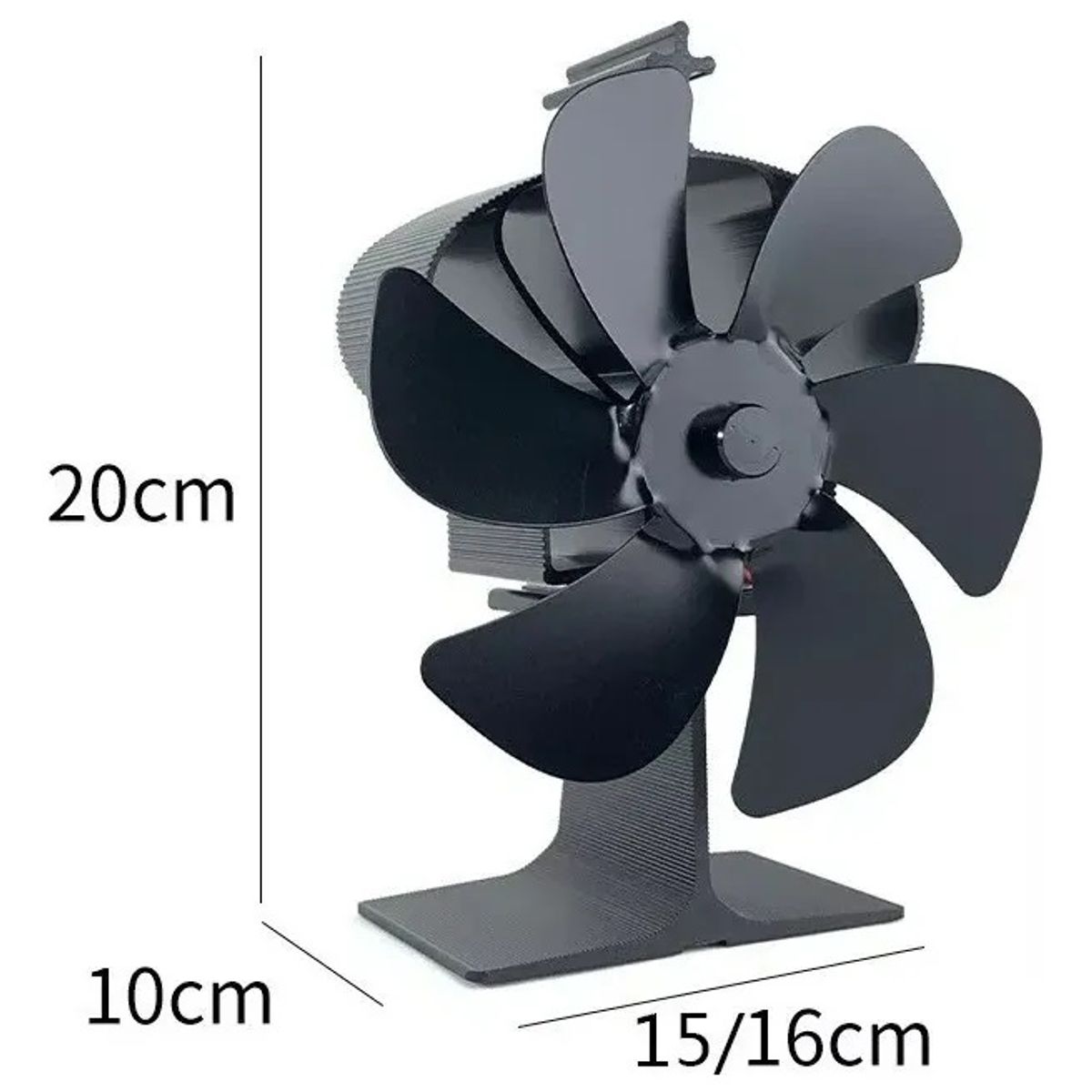 GENERICO - Estufa De Leña Ventilador De Chimenea De 6 Aspas