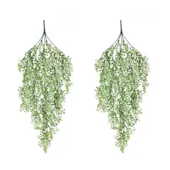 GENERICO - 2 Pcs De Plantas Artificiales Colgante Vid De Flores 80cm