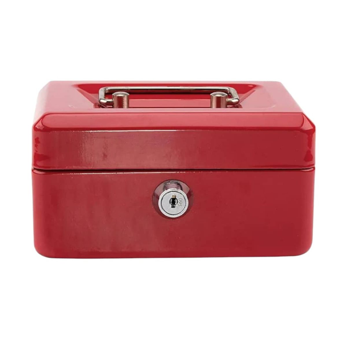 GENERICO - Caja Fuerte Portatil Mini Roja Gms.
