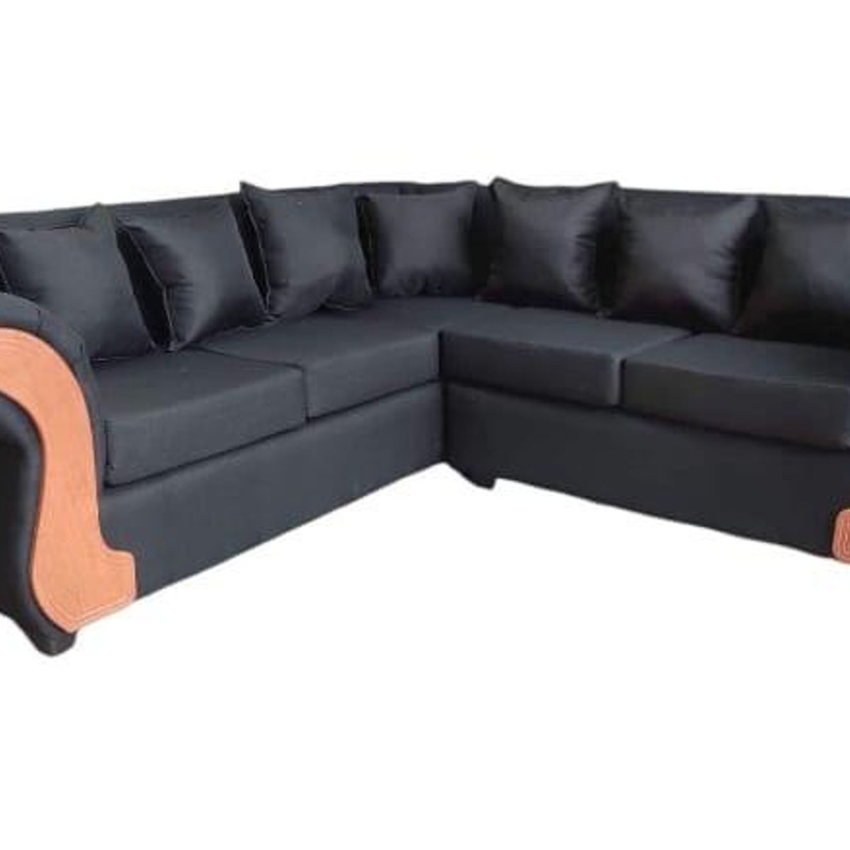 GENERICO - SOFA IRLANDA L 5 CUERPO NEGRO