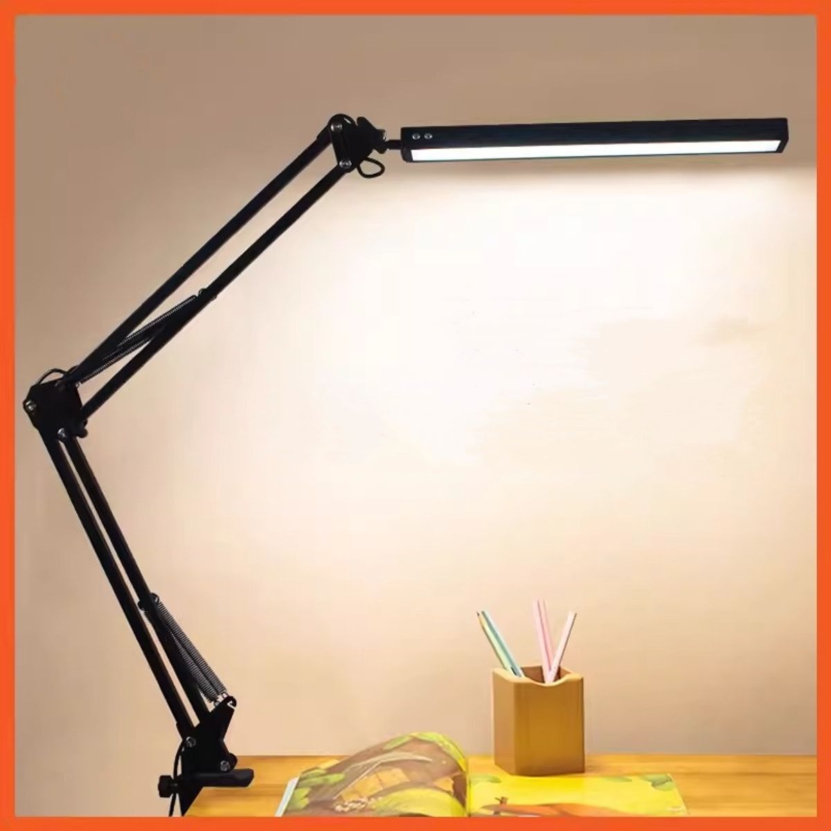 TATEE - lámpara de escritorio USB LED Plegable modo de 3 colores