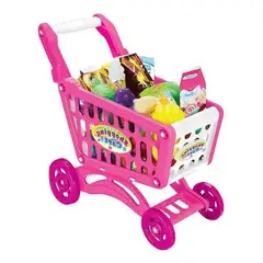 GENERICO - Carrito Supermercado Compras Juguete Niños 56pcs