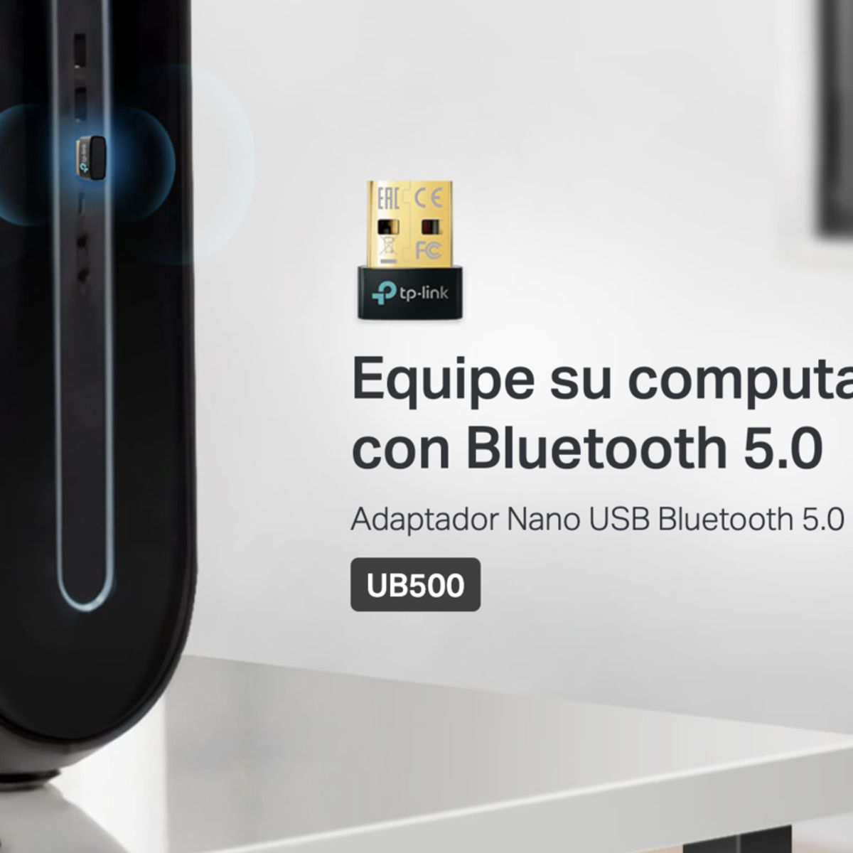 TP LINK - Adaptador Nano Usb Tp-link Ub500 Bluetooth 5.4 Ultima Gen