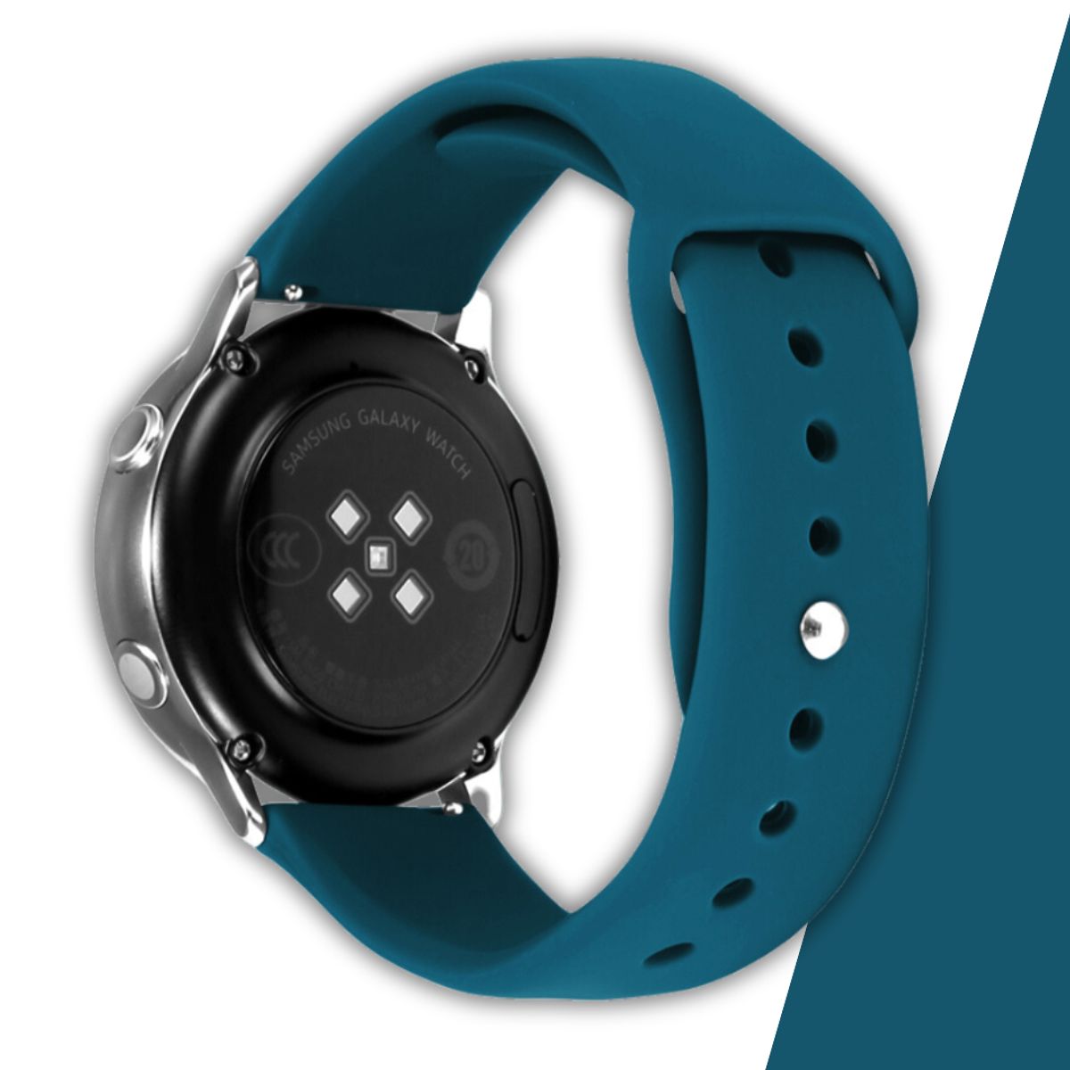 GENERICO - Correas Silicona Para Samsung Huawei 20-22mm