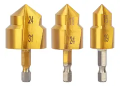 KUANGYE - Broca Escalonada De Elevación Ppr Brocas Para Taladro 3pcs
