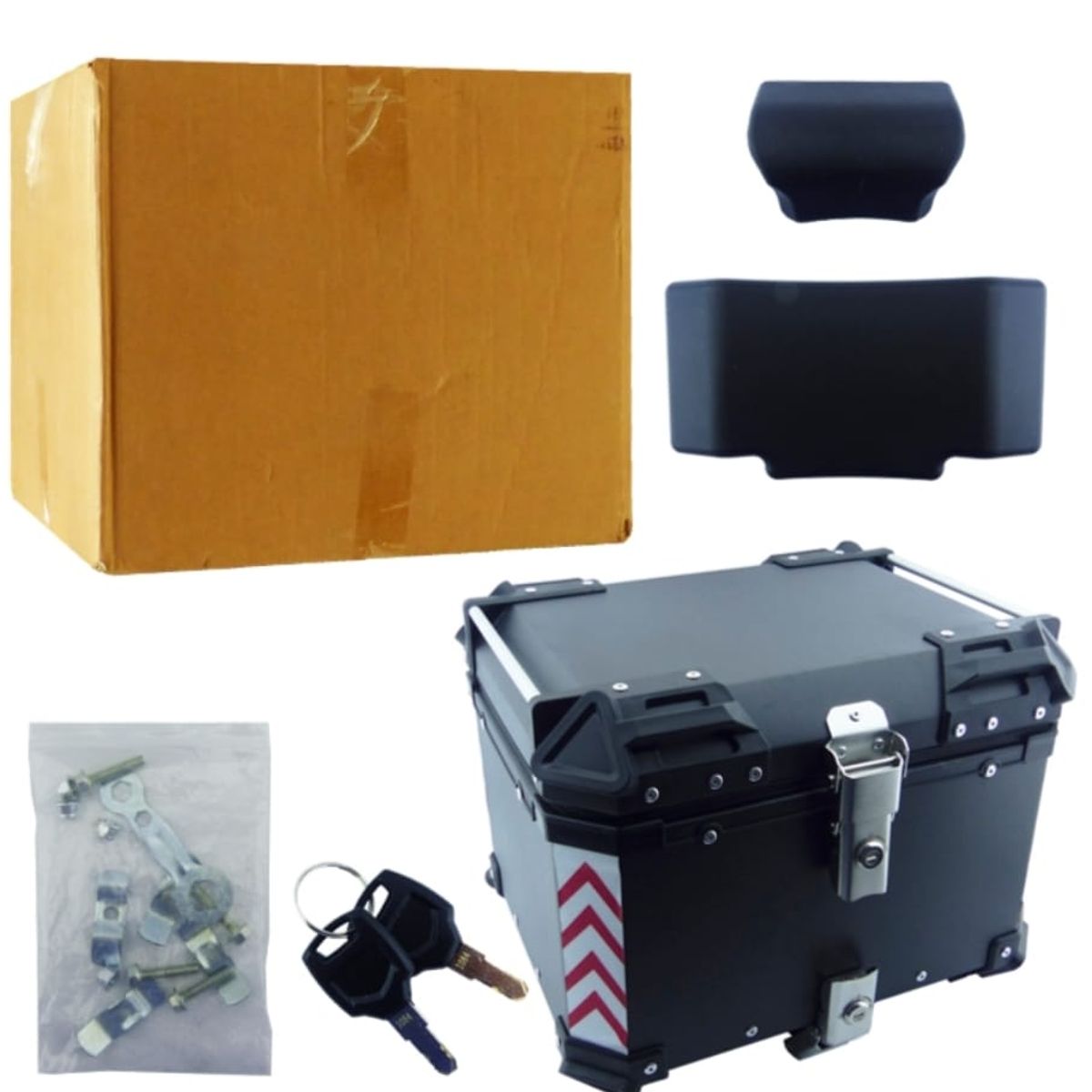 GENERICO - Maleta para Motos o Top case de 45L Desmontable Universal