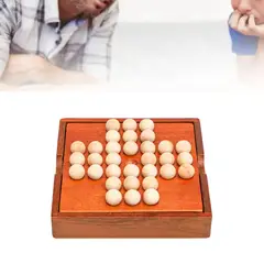GENERICO - Juego De Mesa Solitario Clasico Juego En Madera Didáctico