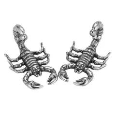 GENERICO - Aros Escorpion Titanio Punk Hombre Mujer Earing Moda