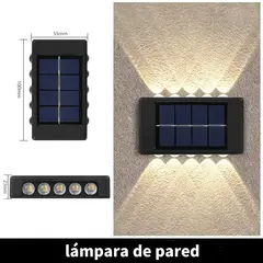 TATEE - Lámpara de pared Luces de jardín Luces exteriores luces solares