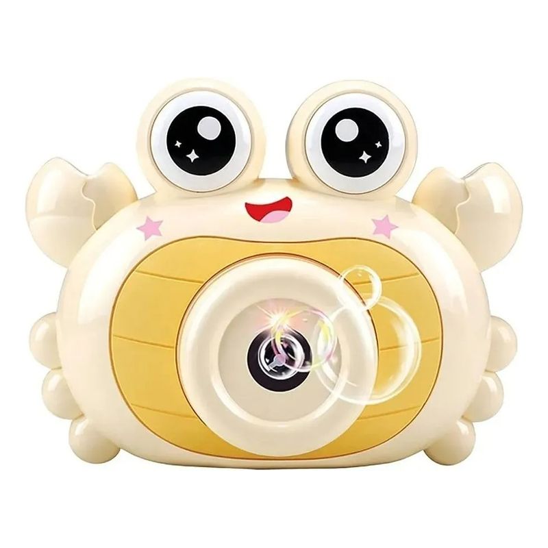 NO LOGO - Camara De Burbujas Dispara Burbuja Infantil Beige