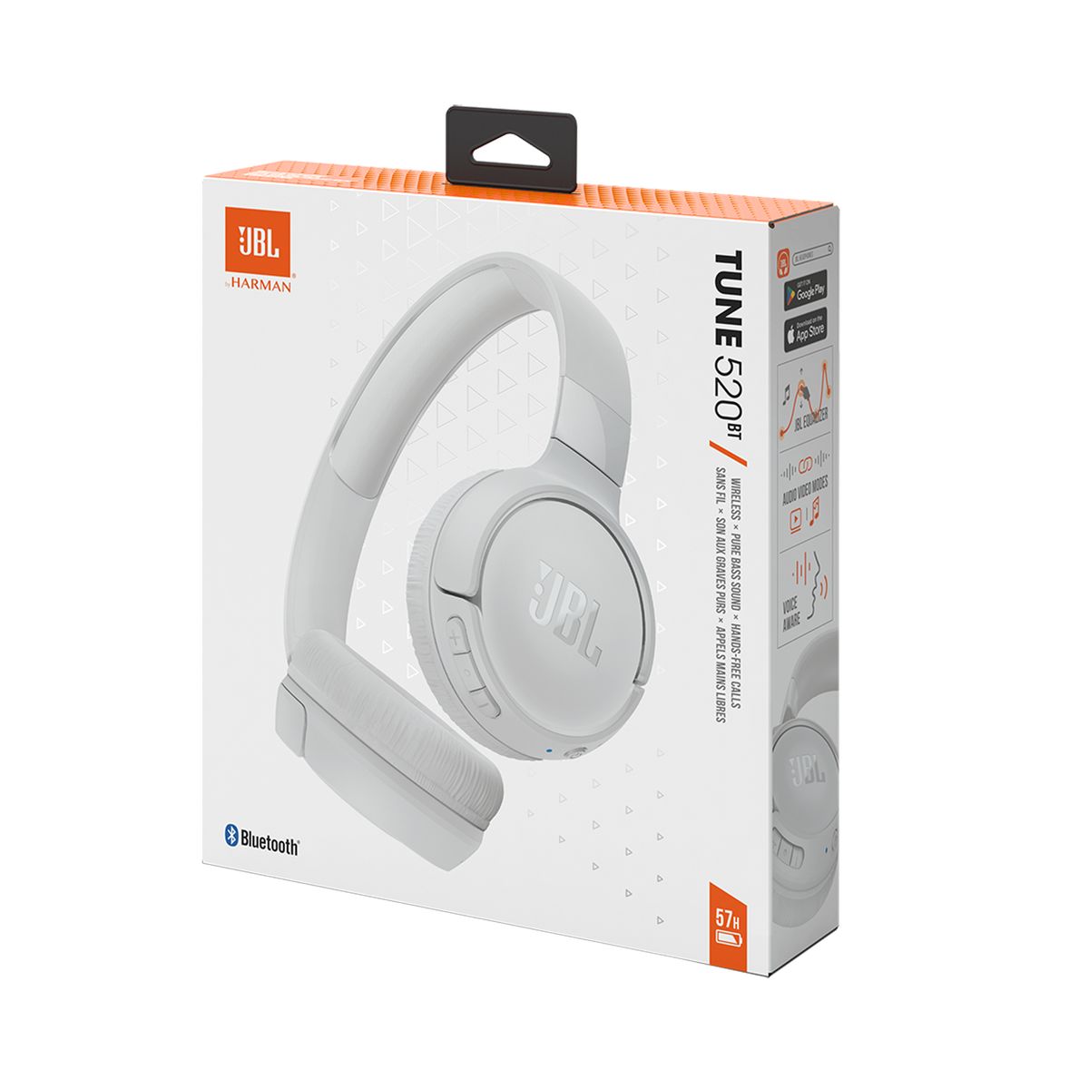 JBL - Audífonos Inalámbricos JBL T520BT White Edition 57 Horas - Blanco