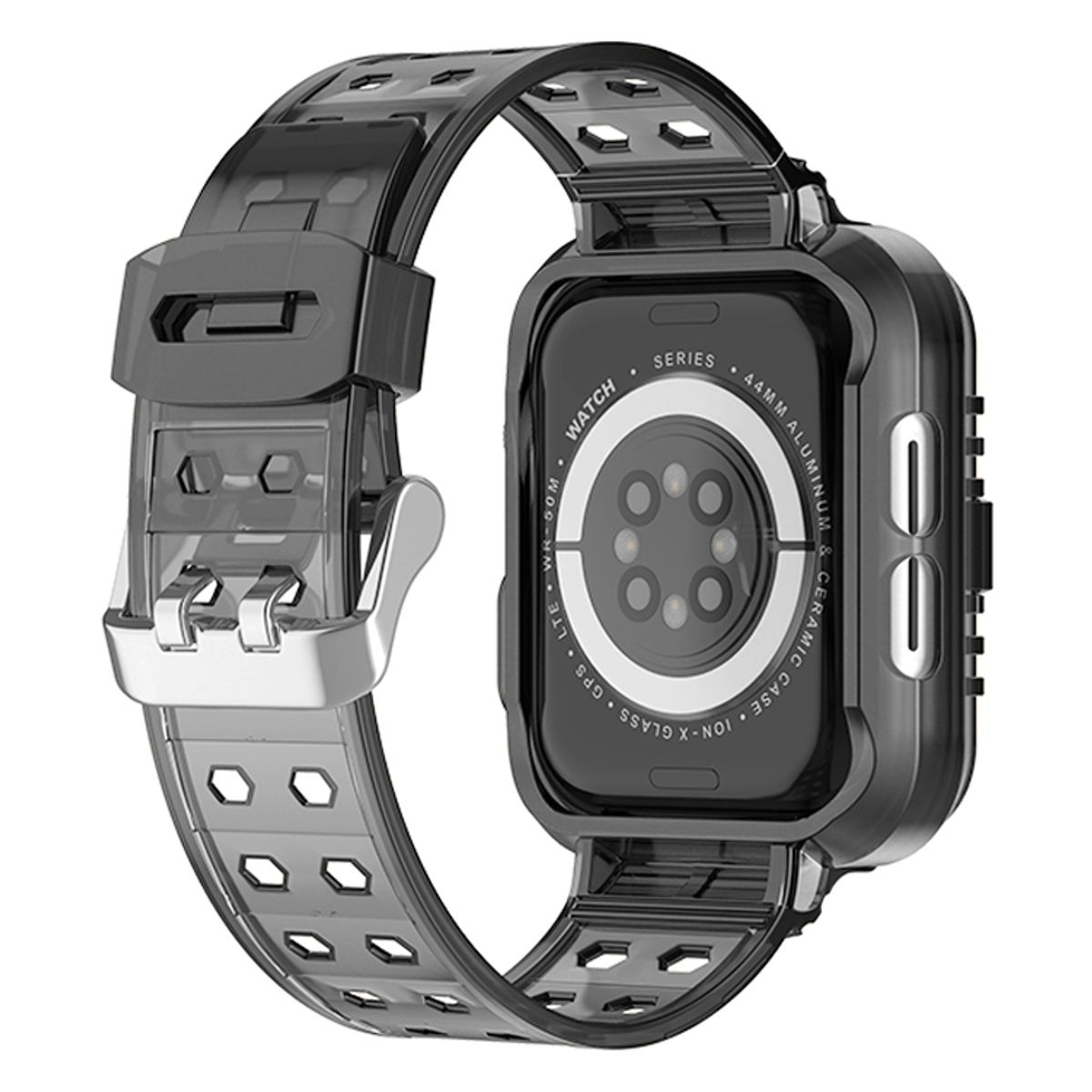 GENERICO - Correas Para Apple Watch Silicona Full Proteccion 42-44-45-46-49mm