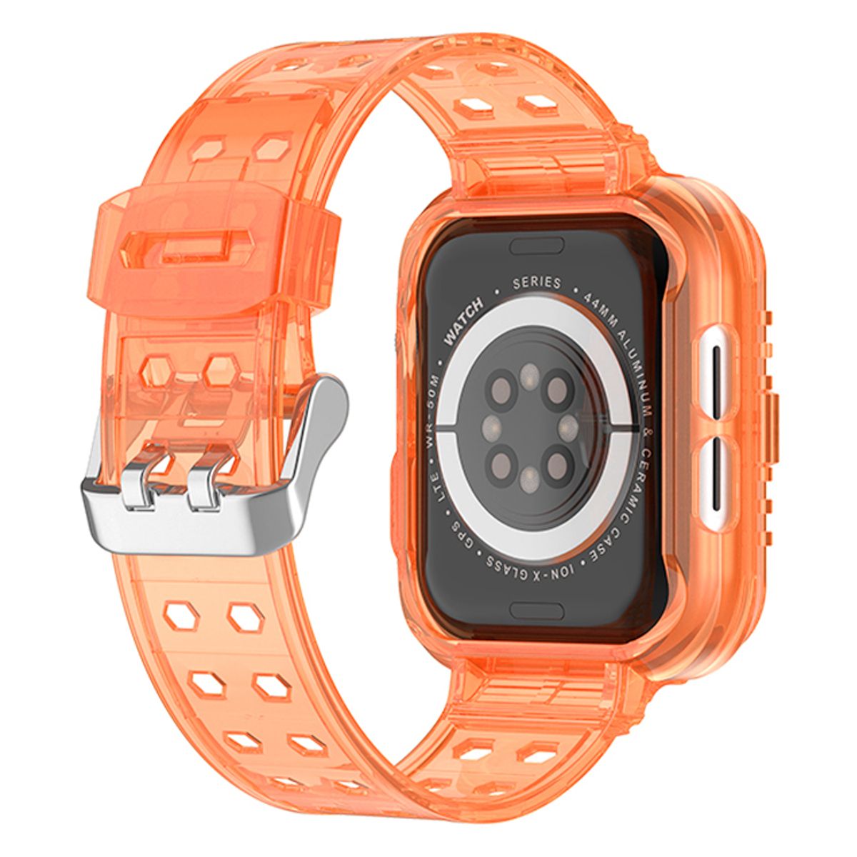 GENERICO - Correas Para Apple Watch Silicona Full Proteccion 42-44-45-46-49mm