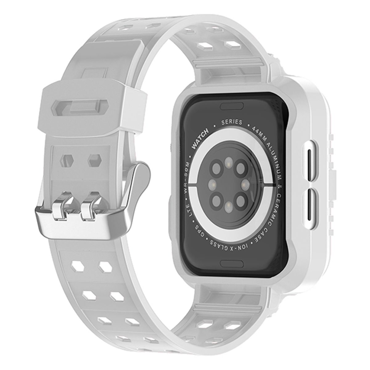 GENERICO - Correas Para Apple Watch Silicona Full Proteccion 42-44-45-46-49mm