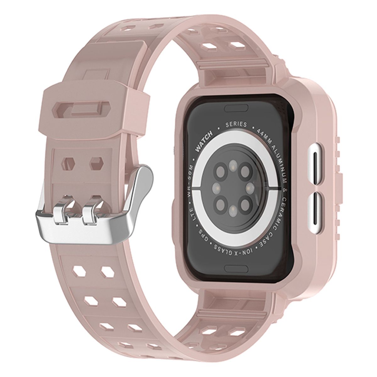 GENERICO - Correas Para Apple Watch Silicona Full Proteccion 42-44-45-46-49mm