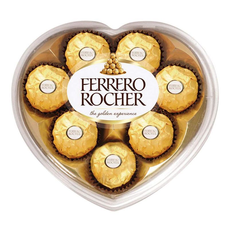 GENERICO - Bombones Ferrero Rocher Corazón 100grs