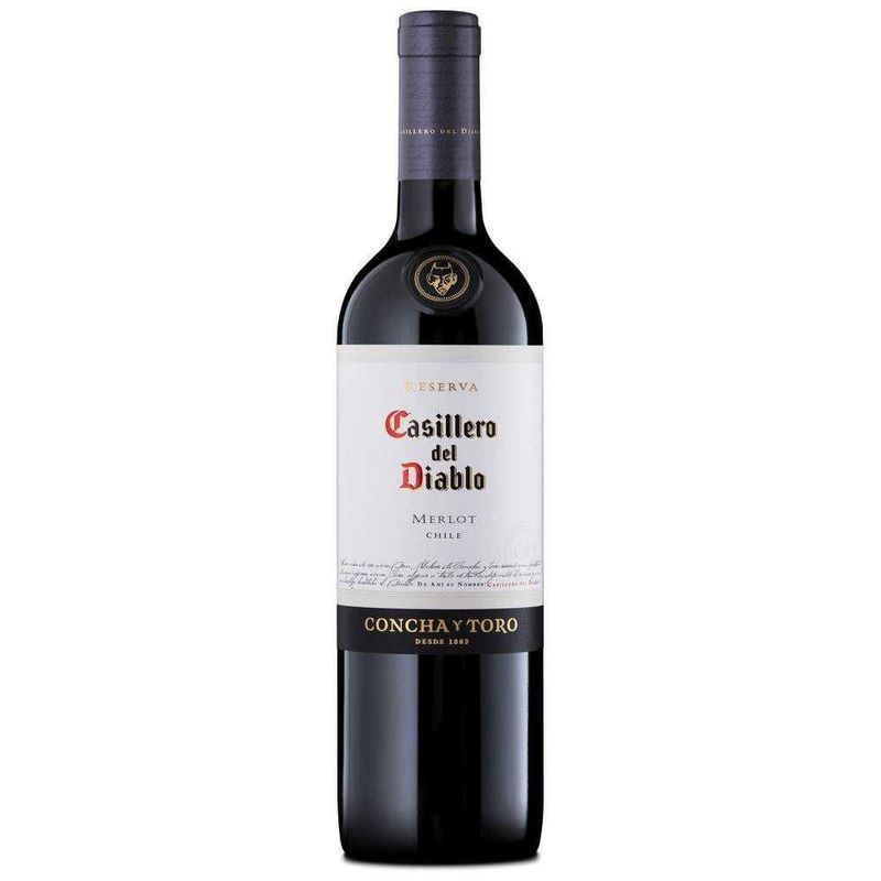 GENERICO - Vino Casillero del Diablo Merlot 750cc