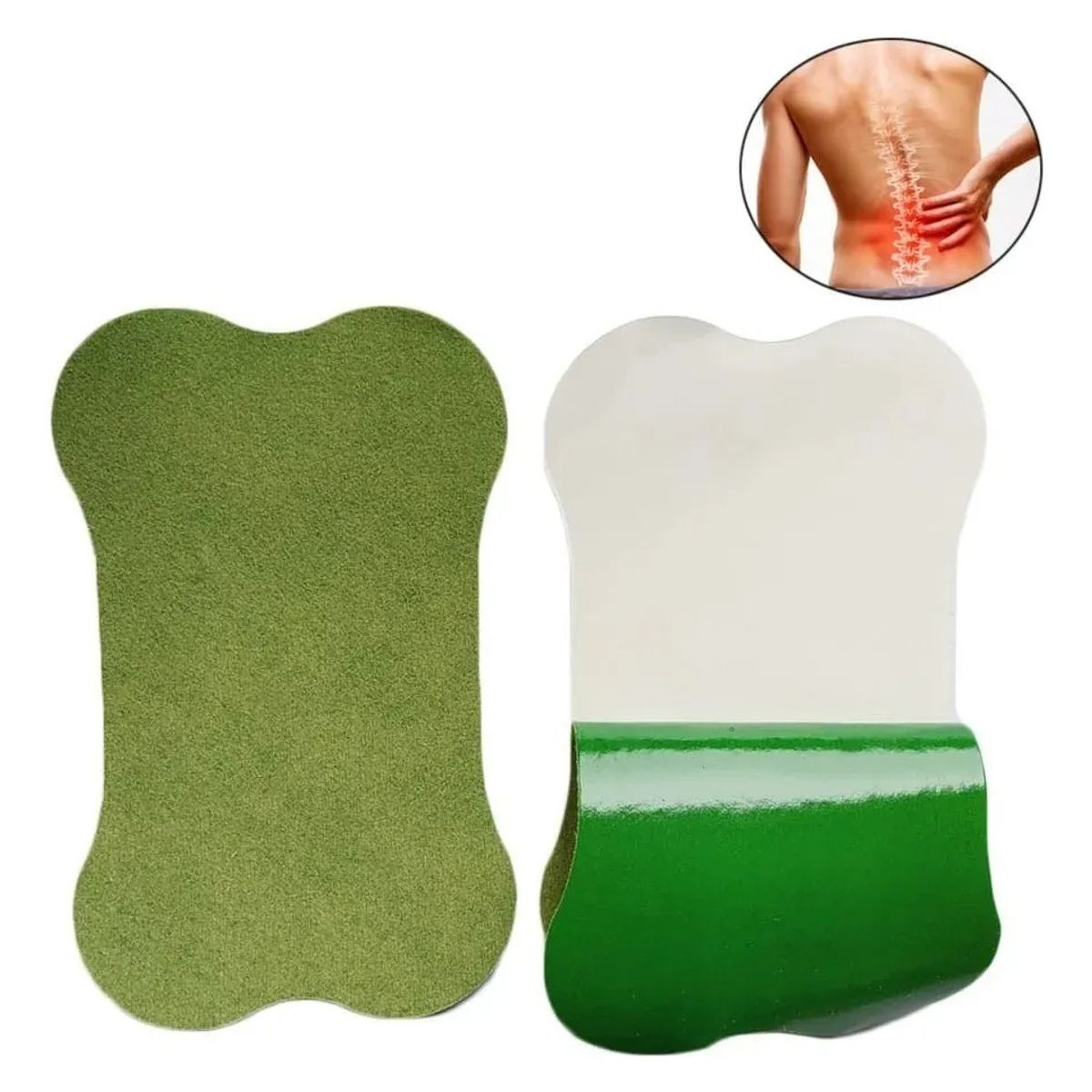 NO LOGO - Pack 10 Parches Adhesivos Alivia Dolor Cuello Espalda Ajenjo