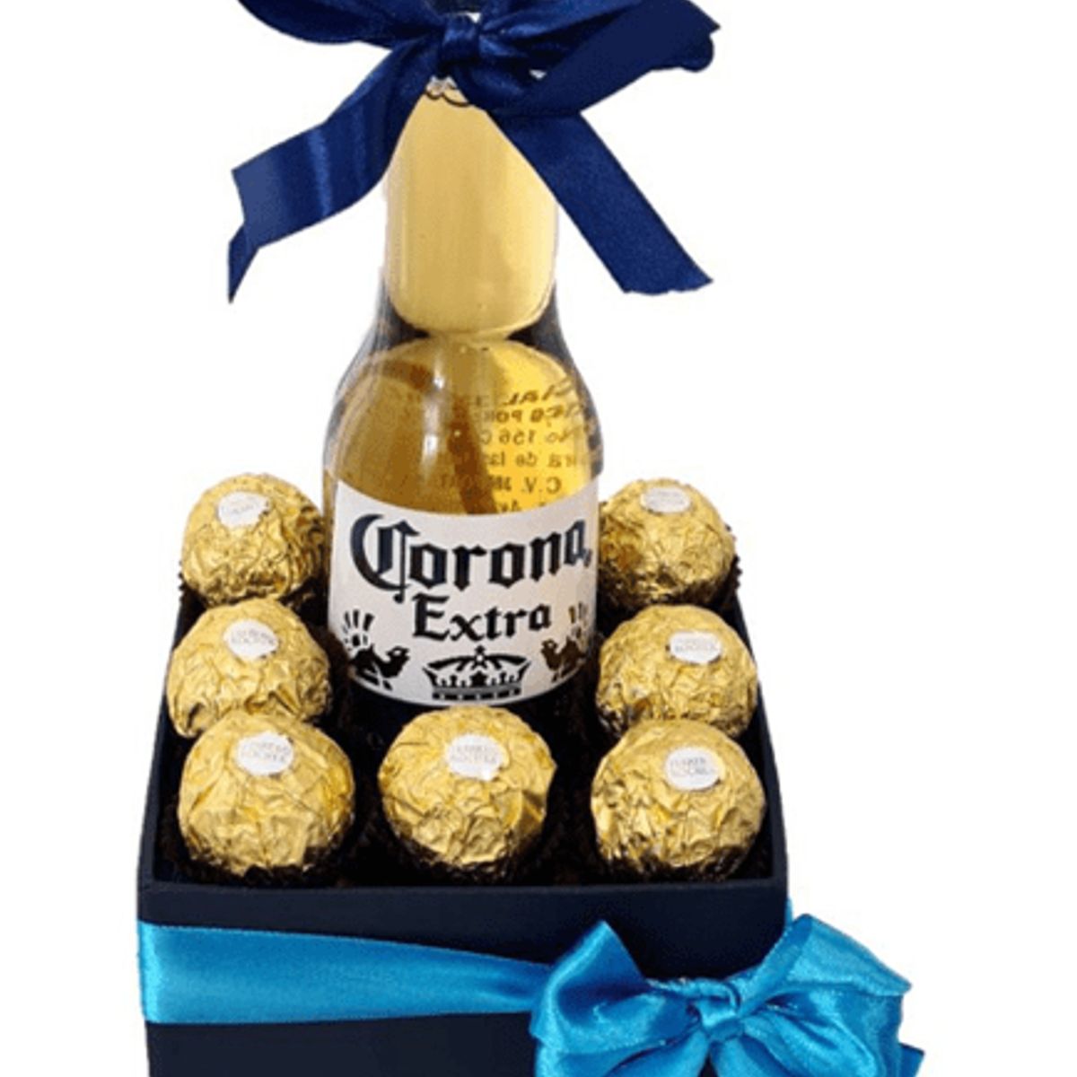 GENERICO - Box Cuadrado de Bombones y Cerveza