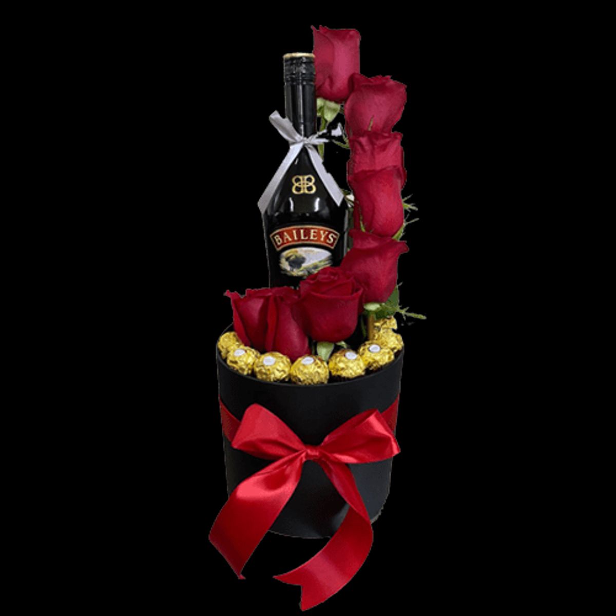 GENERICO - Box Especial Rosas Bombones y Baileys