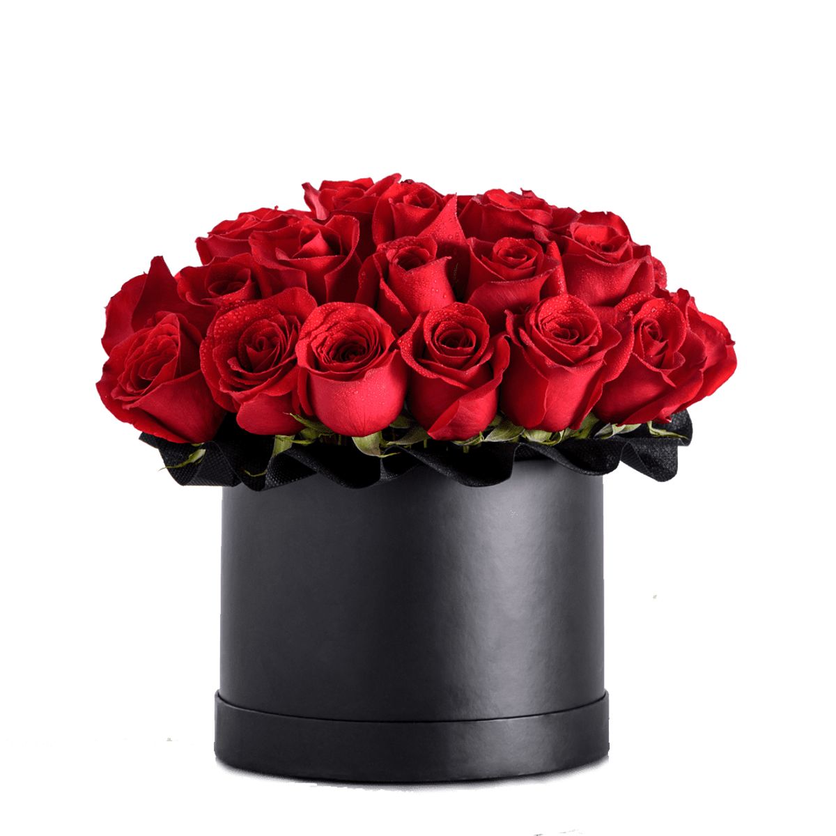 GENERICO - Box Cilindro de 20 Rosas Rojas