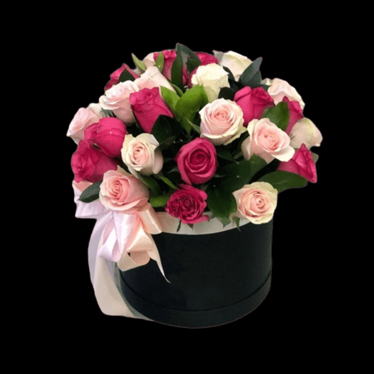 GENERICO - Box Cilindro 24 Rosas Primaveral