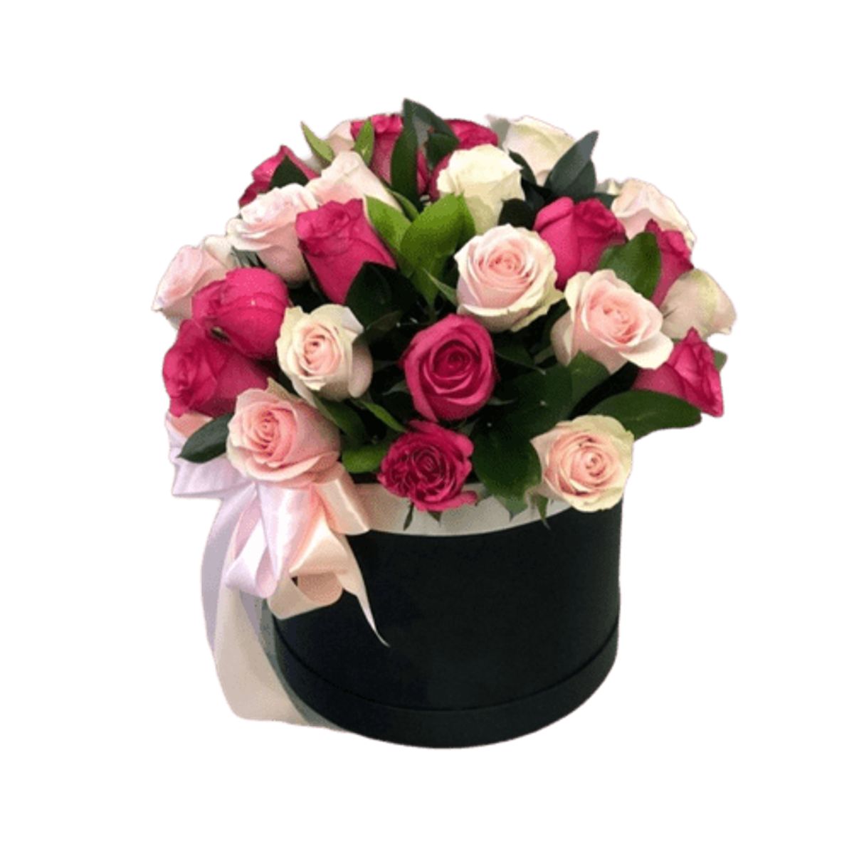 GENERICO - Box Cilindro 24 Rosas Primaveral