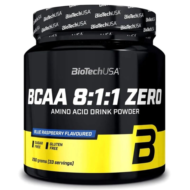 BIOTECH USA - Biotechusa Bcaa 811 Zero Aminoacidos Con Leucina 250gr Blue Raspberry