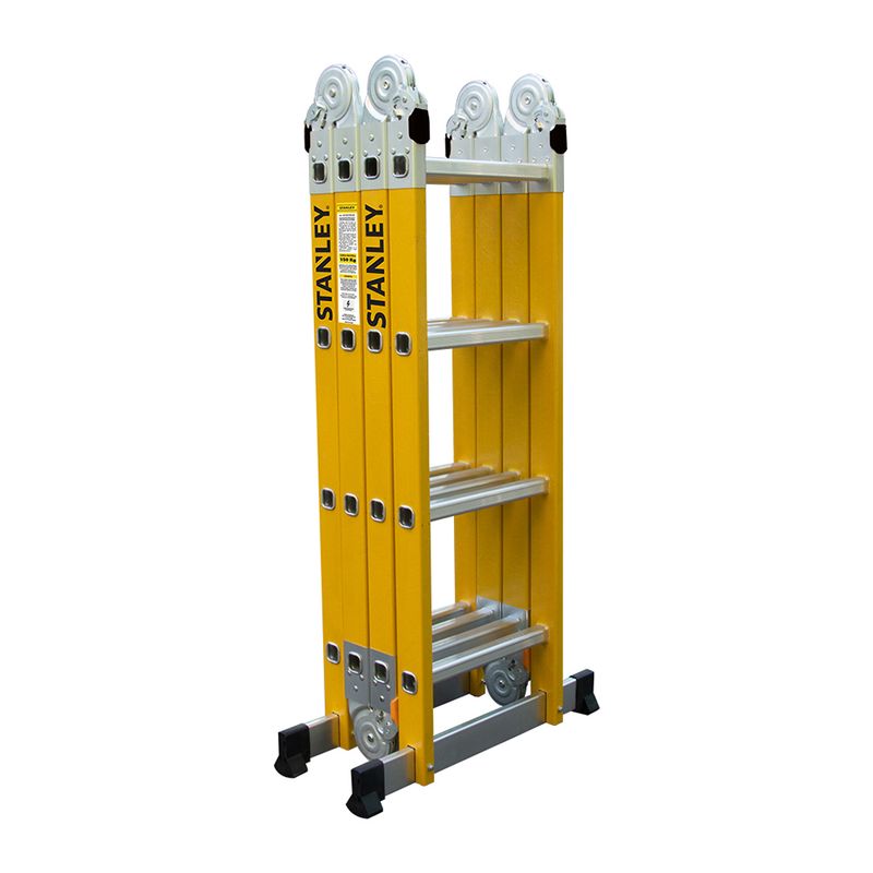 STANLEY - Escalera Stanley Articulada Dieléctrica 150Kg 4x4