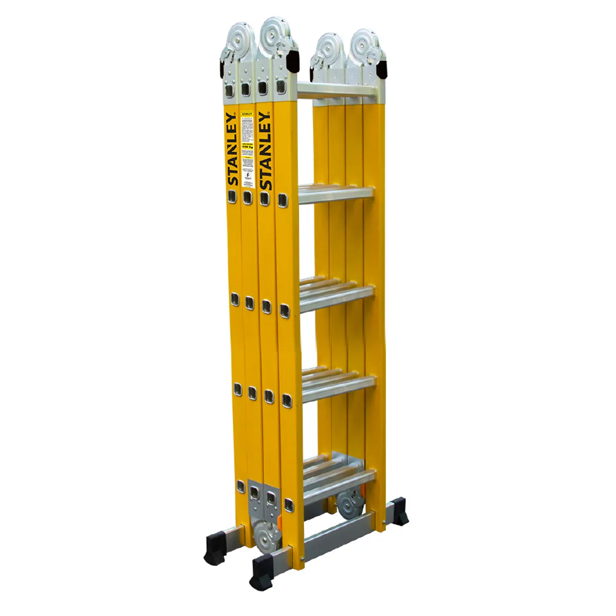 STANLEY - Escalera Stanley Articulada Dieléctrica 150Kg 4x5 570cms