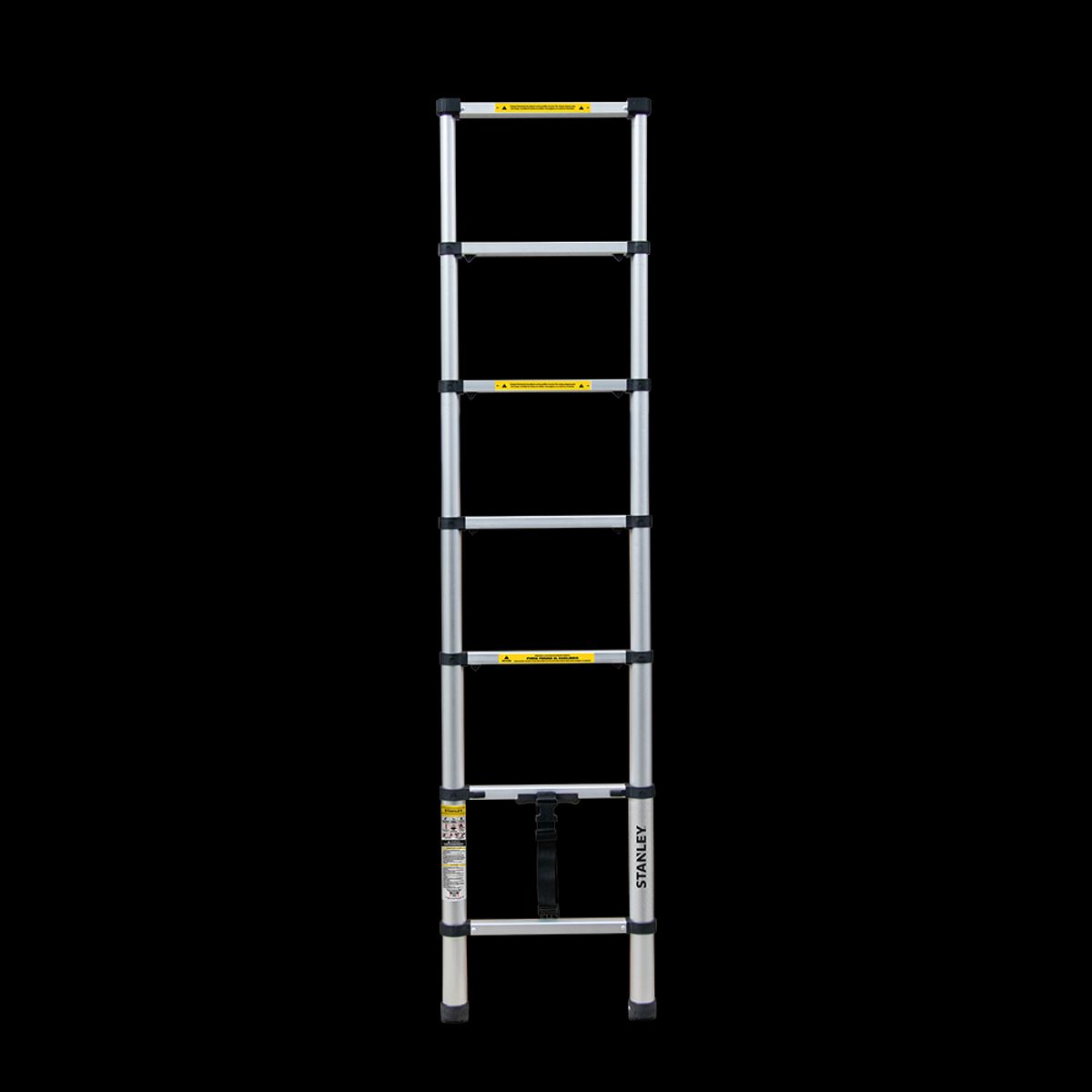STANLEY - Escalera Stanley Telescópica SoftClose 7 escalones, 200cms