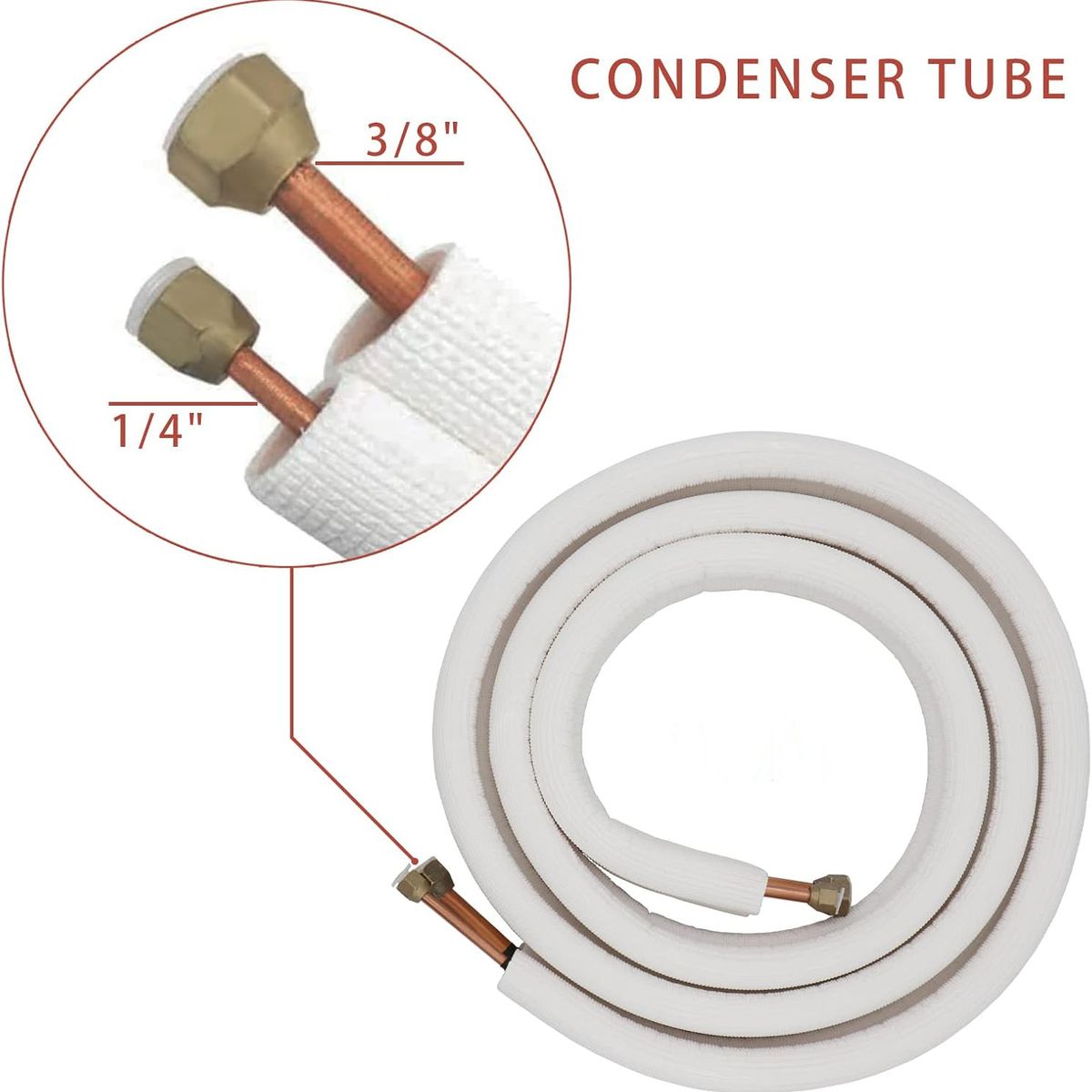 KUANGYE - Kit De Cañerias Instalacion 14 + 38 5mts