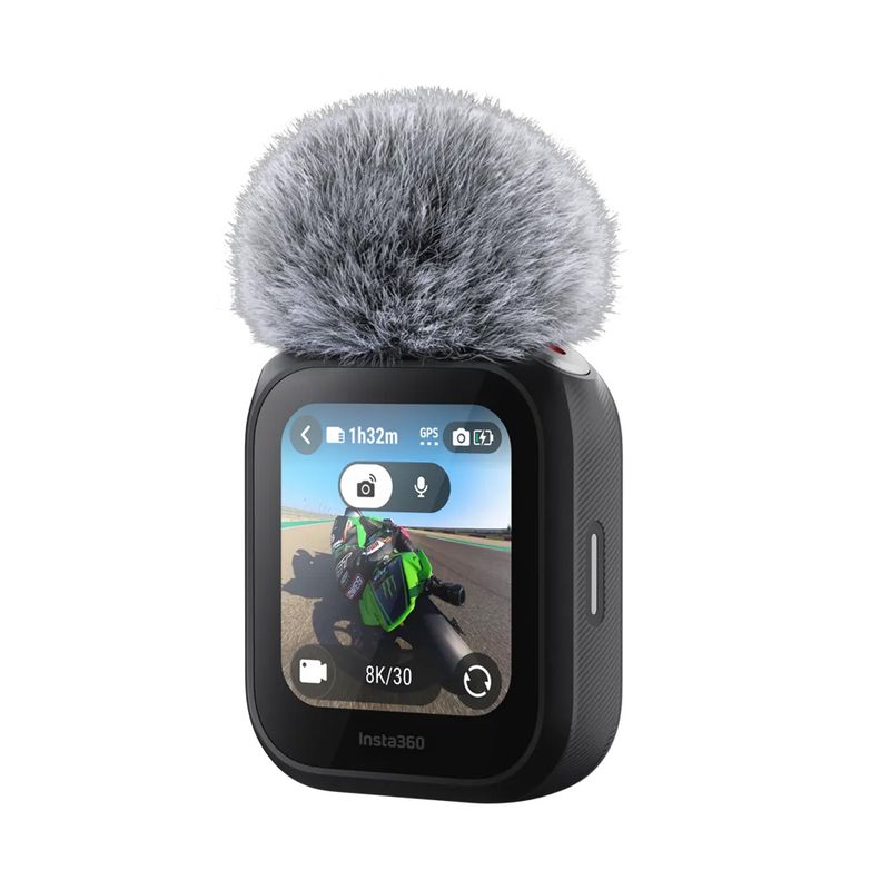 INSTA 360 - Controlador remoto GPS para previsualización con micrófono incorporado