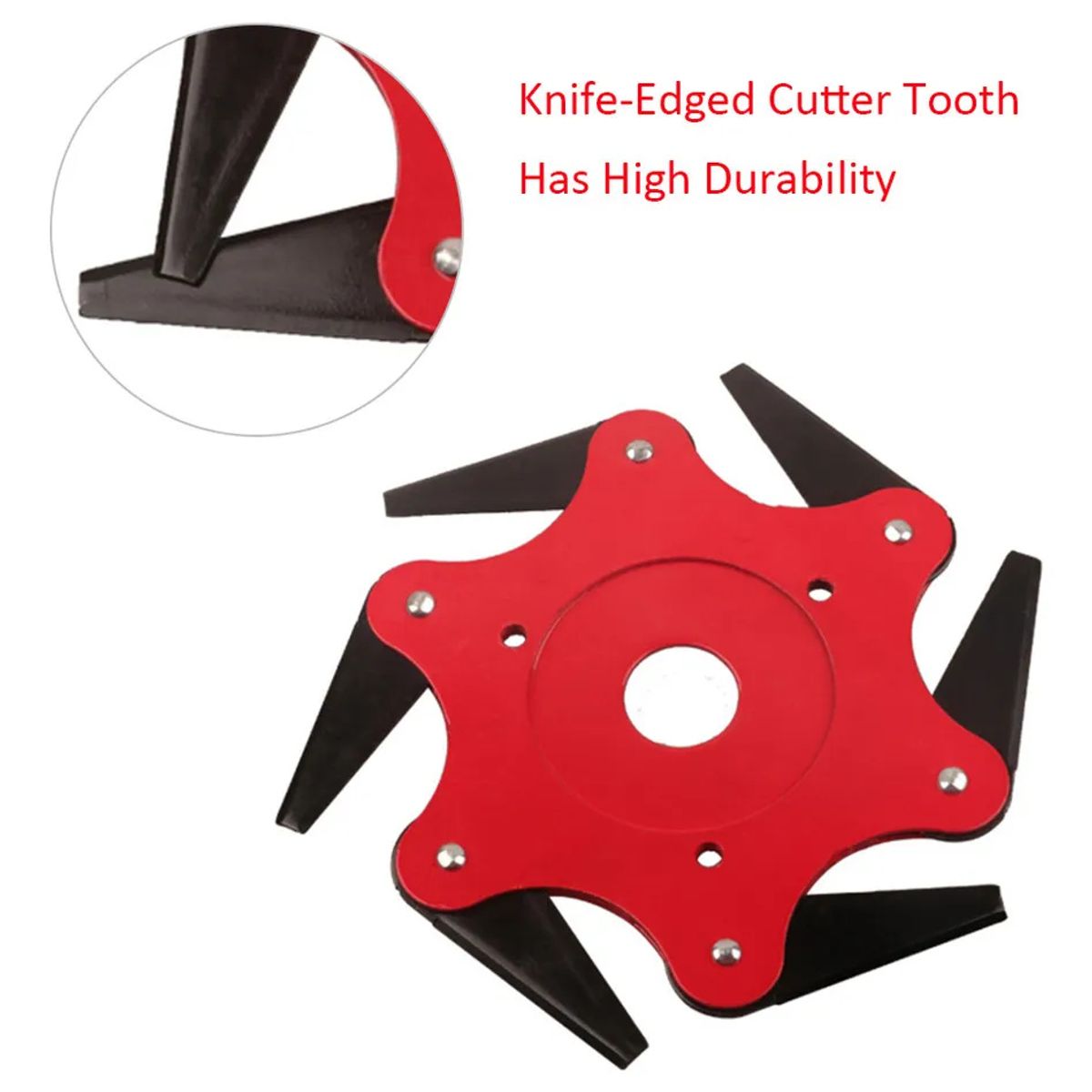 KUANGYE - Discos 6t - Cabezal De Corte De Acero De 6 Cuchillas